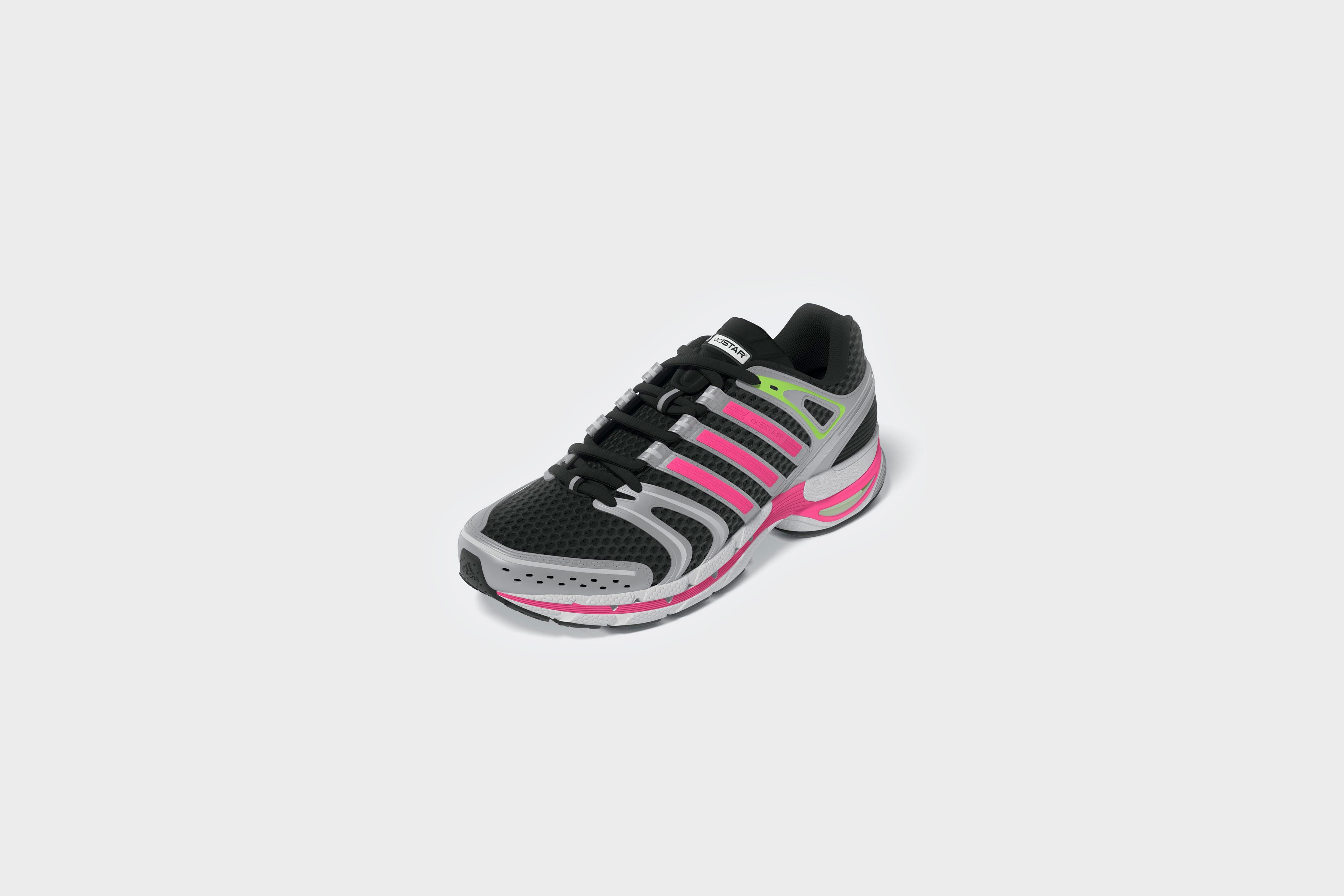 Adidas Adistar Control 5 (Black/Pink/Metallic Silver) Rock City Kicks Adidas Adistar Control 5 (Black/Pink/Metallic Silver) Rock City Kicks