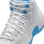 Air Jordan 12 Retro (GS) (White/University Blue)
