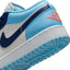Air Jordan 1 Low (GS) (Sail/Blue Void-Blue Chill)