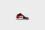Air Jordan 1 Mid SE (GS) (Black/Varsity Red-White)