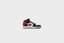 Air Jordan 1 Mid SE (GS) (White/Dark Pony-Black)