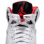 Air Jordan 5 Retro OG (GS) (White/Fire Red-Black)