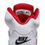 Air Jordan 5 Retro OG (GS) (White/Fire Red-Black)