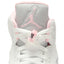Air Jordan 5 Retro OG (White/Med Soft Pink-Black)