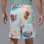 Air Jordan Essentials Printed Mesh Shorts (Sail/Glacier Blue)