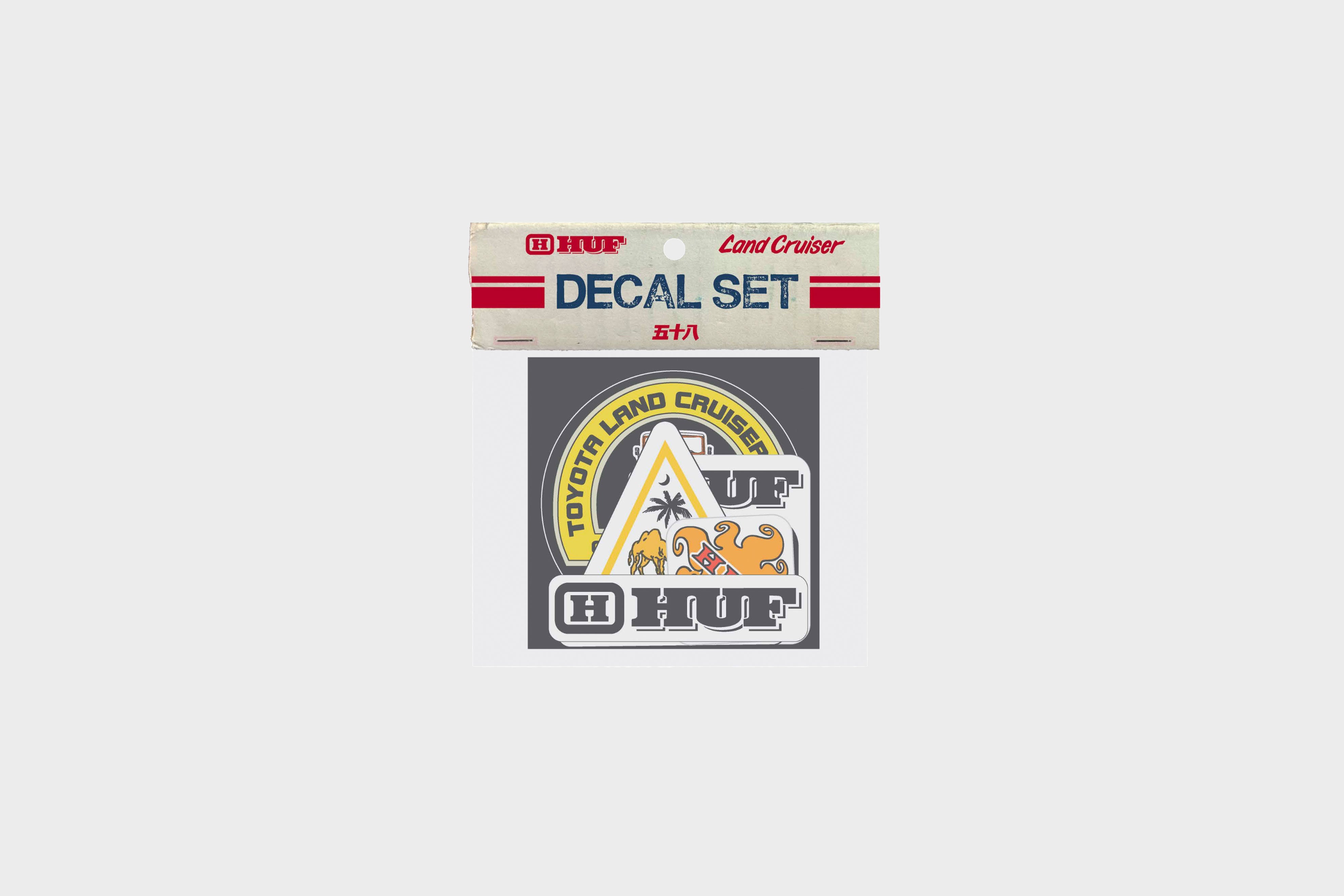 HUF X Land Cruiser - Land Cruiser Decal Set (Multi) – Rock City Kicks