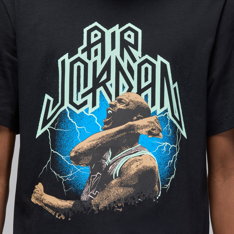 Jordan Men's Dri-FIT Sport Short Sleeve Graphic T-Shirt (Black)