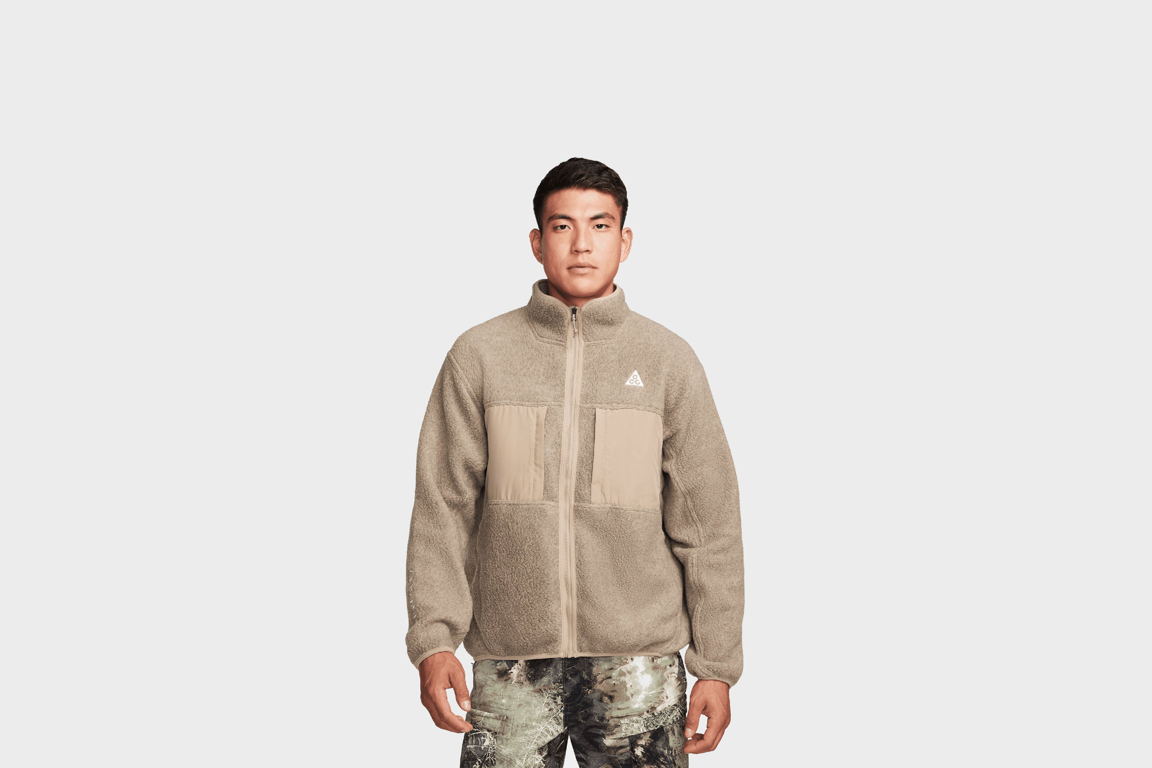 Nike ACG Arctic Wolf Full Zip Jacket (Khaki/Light Iron Ore