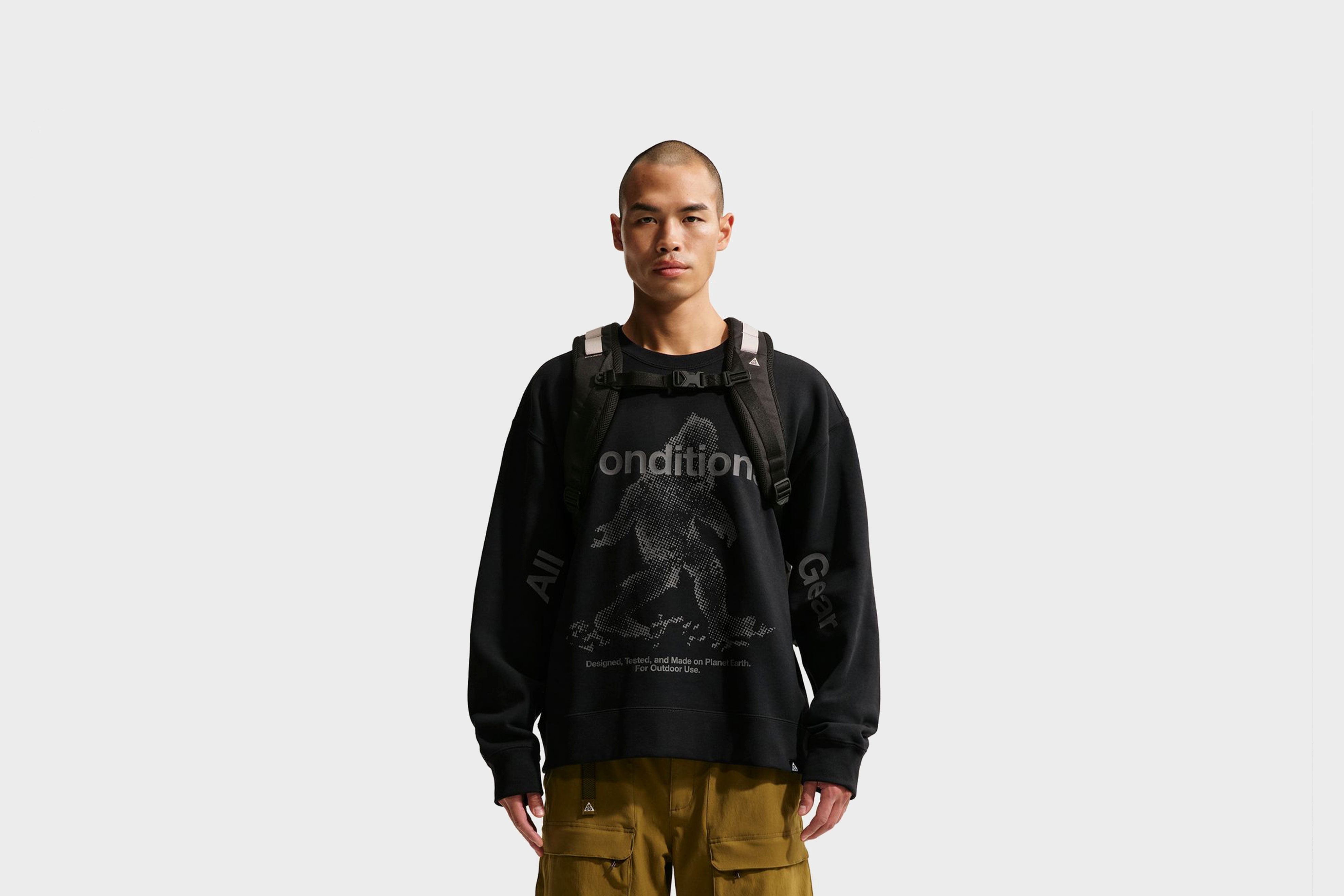 Nike ACG “Tuff Fleece” Therma-FIT Pullover Crewneck Sweatshirt