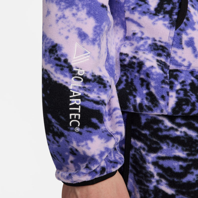 Nike ACG “Wolf Tree” Allover Print Pullover Hoodie (Lilac Bloom/Black/Summit White)