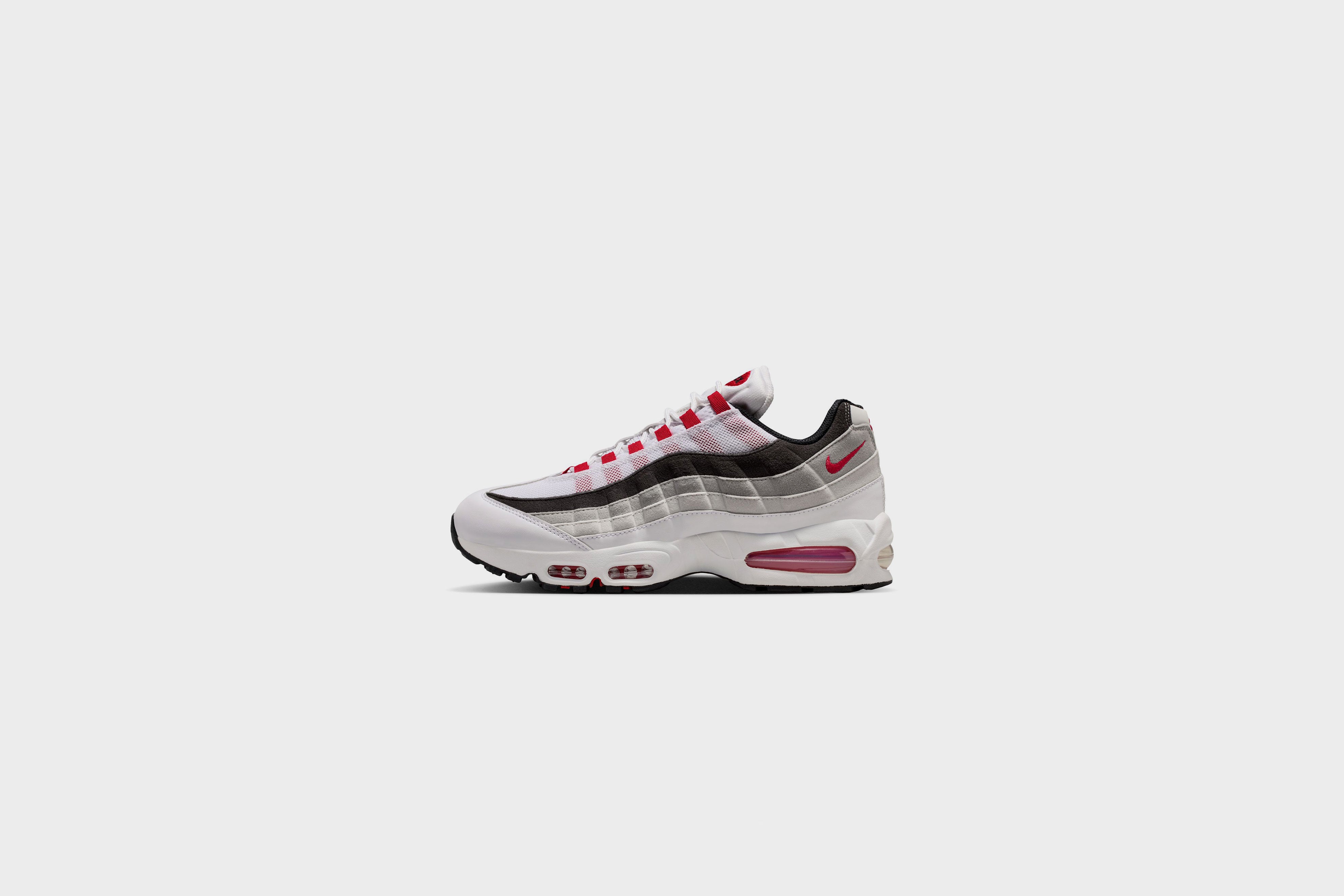 Nike Air Max 95 Big Bubble Premium (White/Comet Red-Neutral Grey