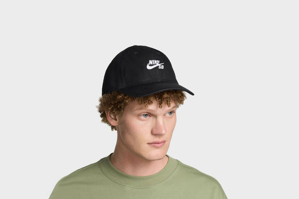 Nike SB Club Unstructured Skate Cap (Black)
