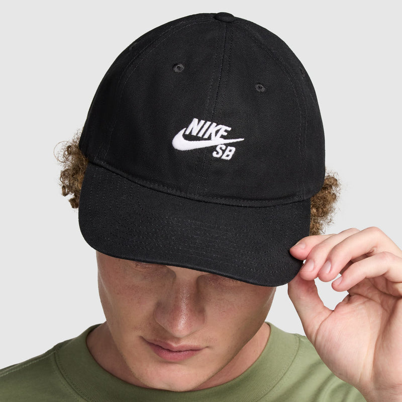 Nike SB Club Unstructured Skate Cap (Black)