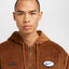 Nike SB Full Zip Hooded Corduroy Skate Jacket (Brown)