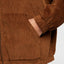Nike SB Full Zip Hooded Corduroy Skate Jacket (Brown)