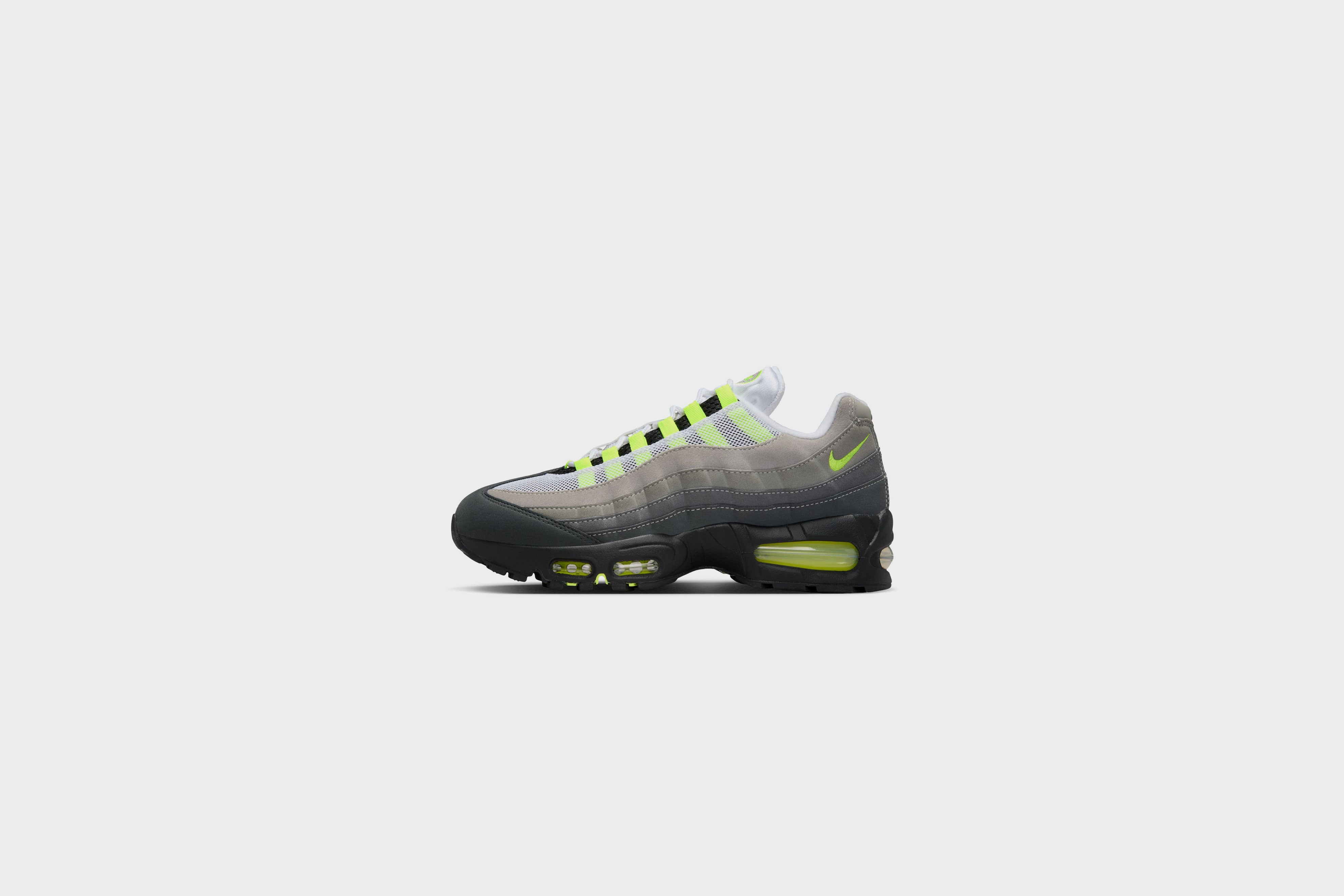 WMNS Nike Air Max 95 Big Bubble (Black/Neon Yellow-Anthracite