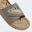 Adidas Reptossage Slides (Brown/Beige/Aluminum)