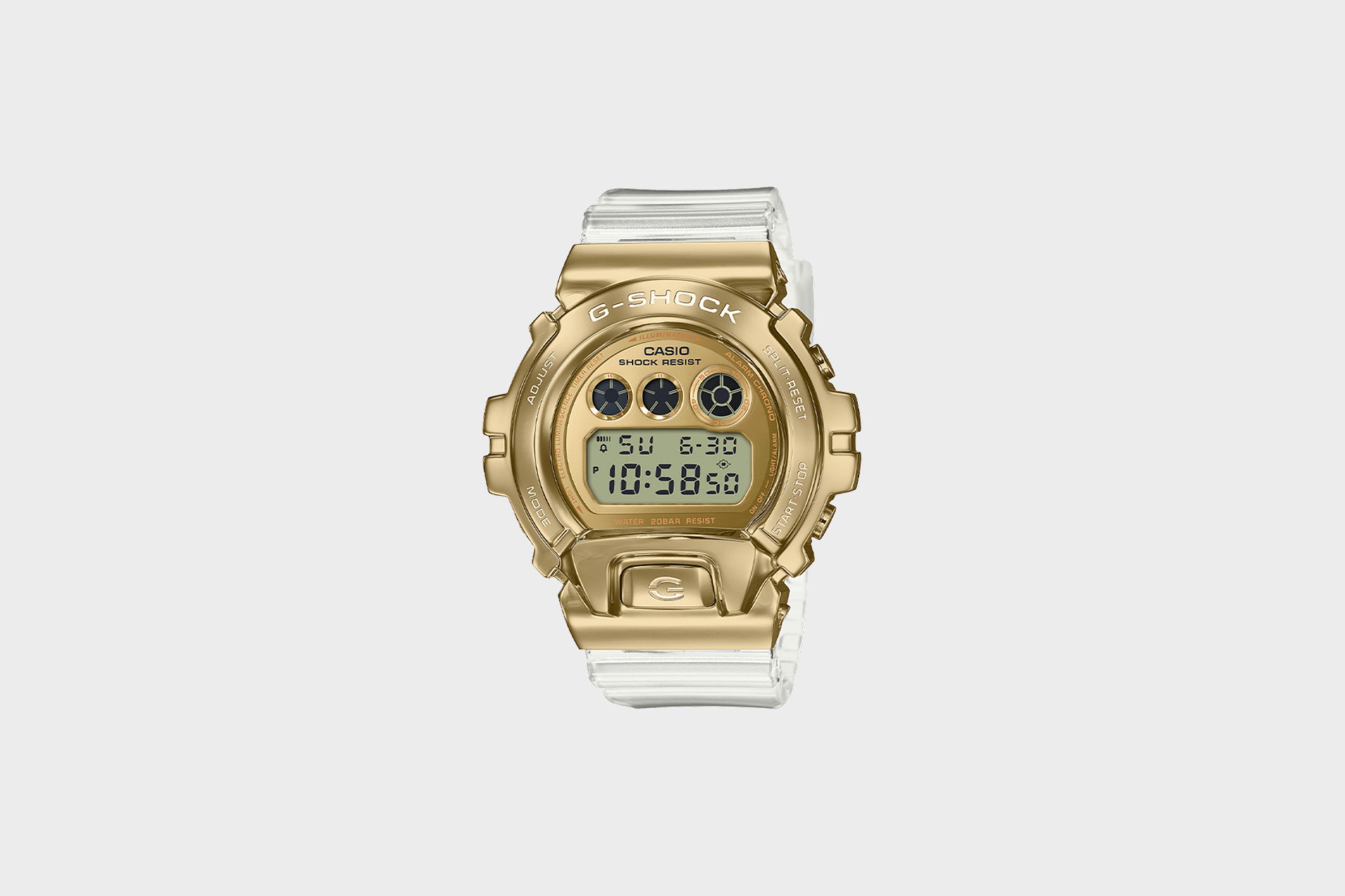 G shock gold transparent online