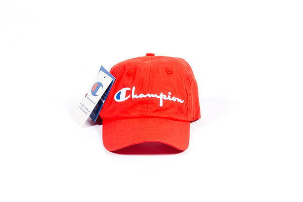 Red champion cheap dad hat