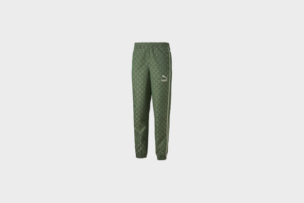 PUMA Classics logo sweatpants in forest green