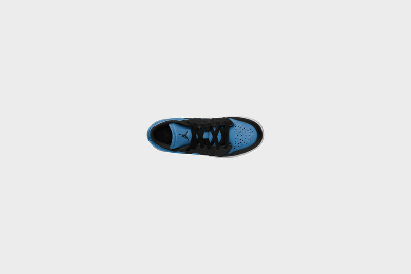 Air Jordan 1 Low (GS) (Black/Black-University Blue)