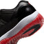Air Jordan 11 Retro Low (GS) (Black/Varsity Red-White)