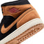Air Jordan 1 Mid SE (Black/Flax-Varsity Red-Sail)
