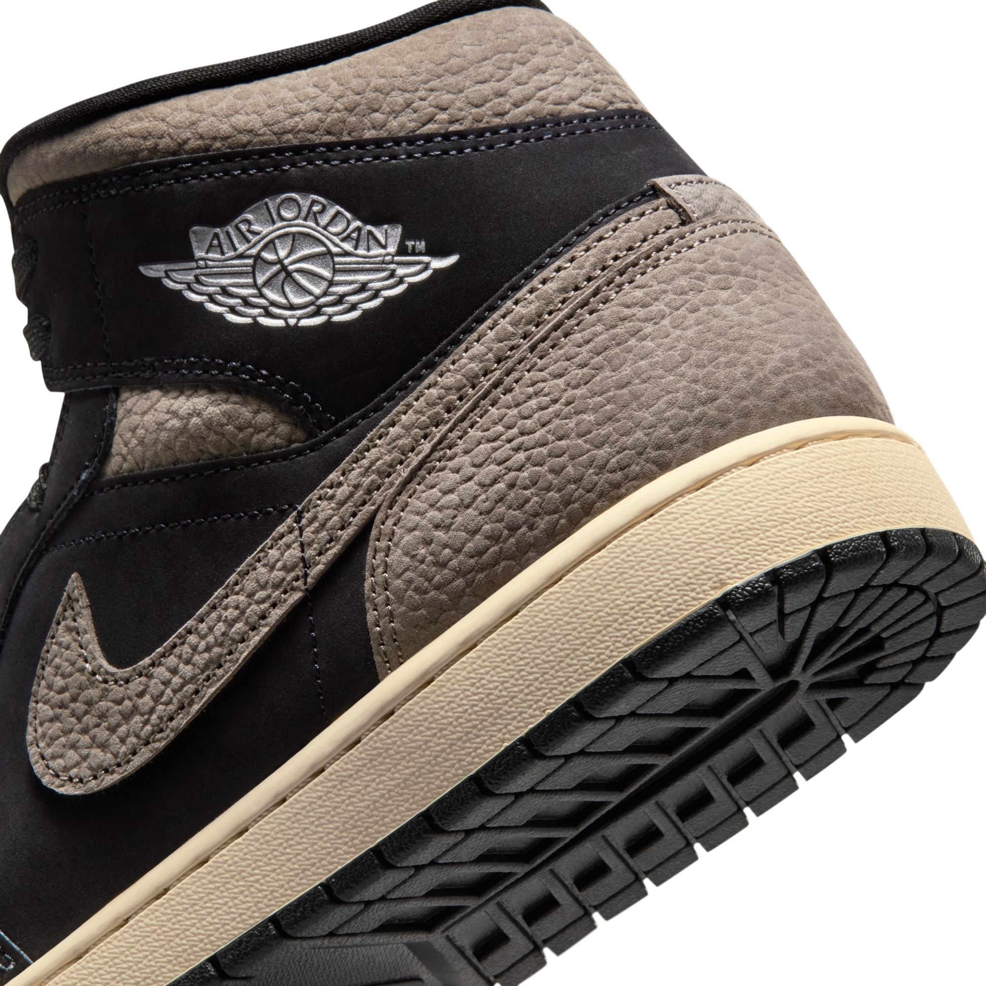 Air Jordan 1 Mid SE (Black/Olive Grey-LT Wild Mango) – Rock City Kicks