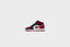 Air Jordan 1 Mid SE (GS) (Black/Varsity Red-White)