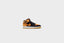 Air Jordan 1 Mid SE (GS) (Black/Vivid Orange)