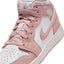 Air Jordan 1 Mid SE (GS) (White/Legend Pink Sail)