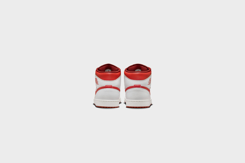 Air Jordan 1 Mid SE (White/Lobster-Dune Red-Sail)