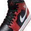 Air Jordan 1 Mid (Black/White-Gym Red)