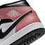 Air Jordan 1 Mid (White/Black-Rust Pink)