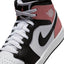 Air Jordan 1 Mid (White/Black-Rust Pink)
