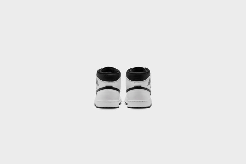 Air Jordan 1 Mid (White/Black-White-Black)