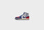 Air Jordan 1 Mid (White/Deep Royal Blue)
