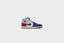 Air Jordan 1 Mid (White/Deep Royal Blue)