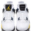 Air Jordan 4 Retro (White/Tour Yellow-Dark Black Grey-Black)