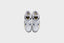 Air Jordan 4 Retro (White/Tour Yellow-Dark Black Grey-Black)