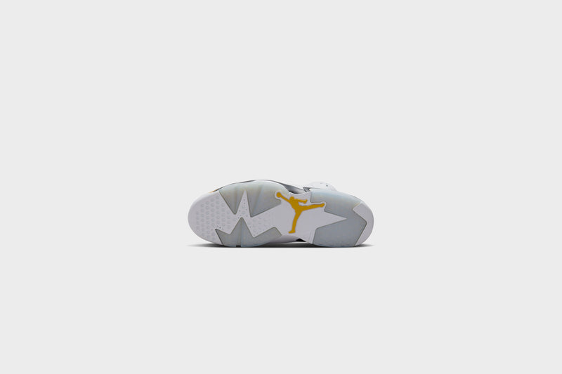 Air Jordan 6 Retro (White/Yellow Ochre-Black)