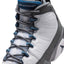 Air Jordan 9 Retro (GS) (White/French Blue-Flint Grey)
