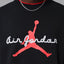 Air Jordan Brooklyn Fleece Crewneck Sweatshirt (Black/Infrared 23)