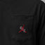 Air Jordan Stitched Pocket T-Shirt (Black/Gym Red)
