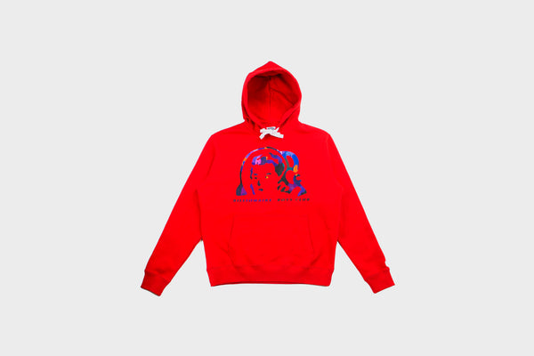 Red cheap bbc hoodie