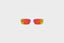 CLBN x Crap Eyewear The Kiki’z by Aminé Jellyfish Clear (Reflective Red Nylon)