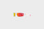 CLBN x Crap Eyewear The Kiki’z by Aminé Jellyfish Clear (Reflective Red Nylon)