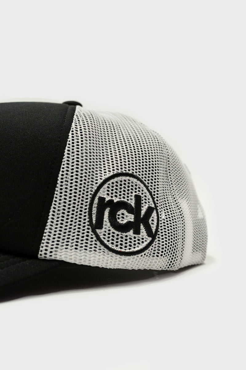RCK x Mitchell & Ness LR Trucker (Black/White)
