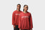 Jordan BIKE AIR x Nigel Sylvester Fleece Crew-Neck Sweatshirt (Cinnabar Red)