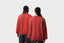 Jordan BIKE AIR x Nigel Sylvester Fleece Crew-Neck Sweatshirt (Cinnabar Red)